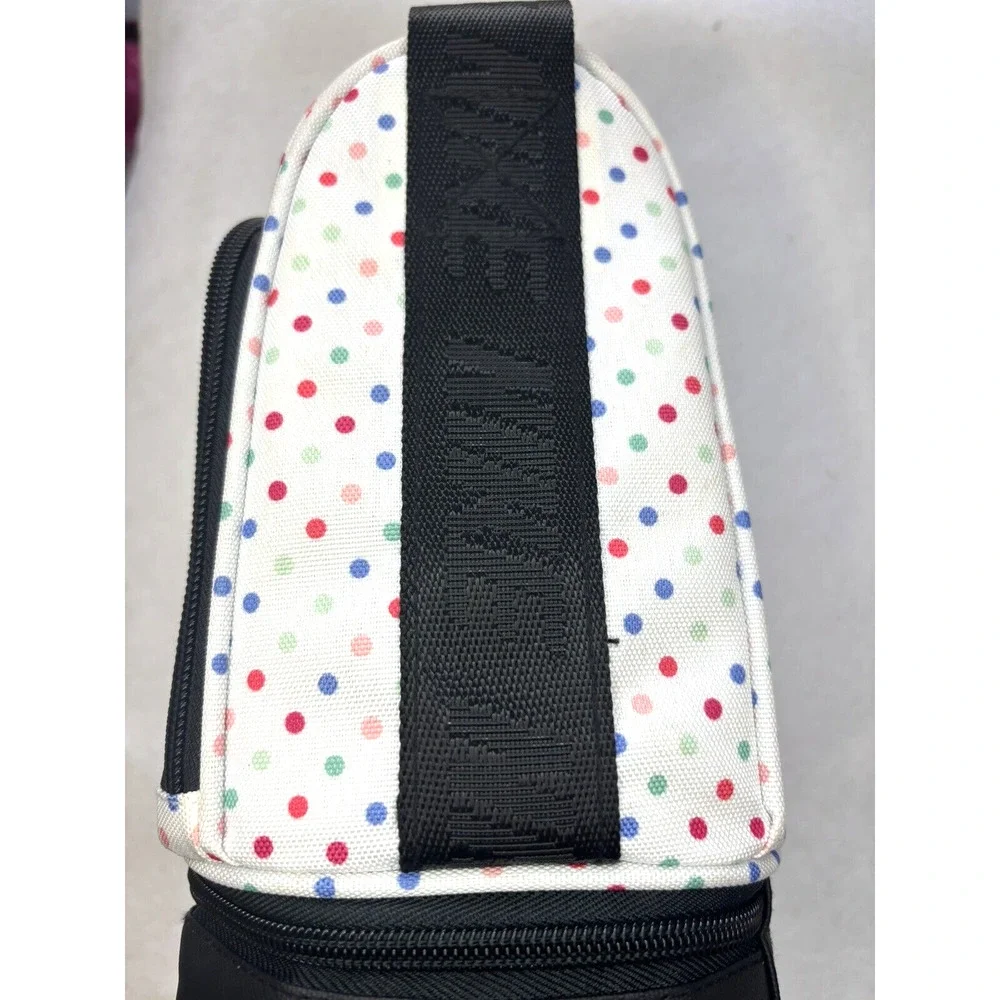 Nike Softside Lunchbox Fuel Pack 2.0 White Polka Dot Insulated Compact Size‎